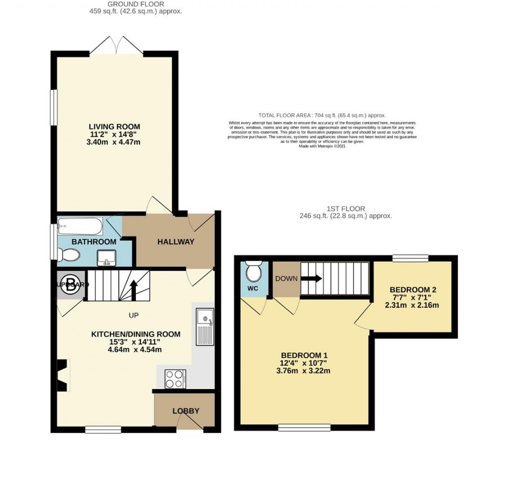 Floorplans For Churston Road, Churston Ferrers, Brixham