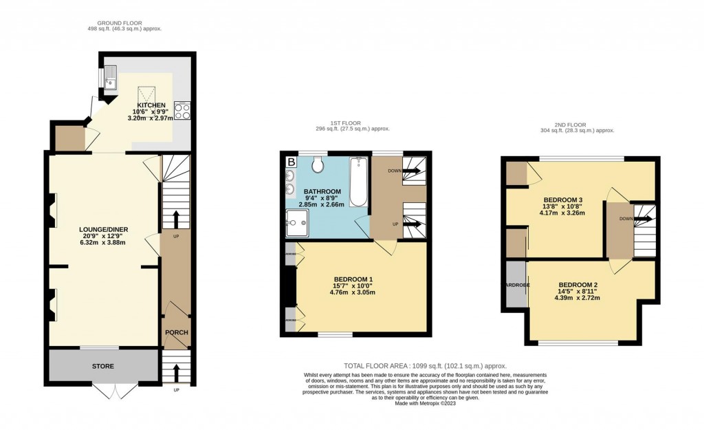 Floorplans For Mount Pleasant Road, Brixham