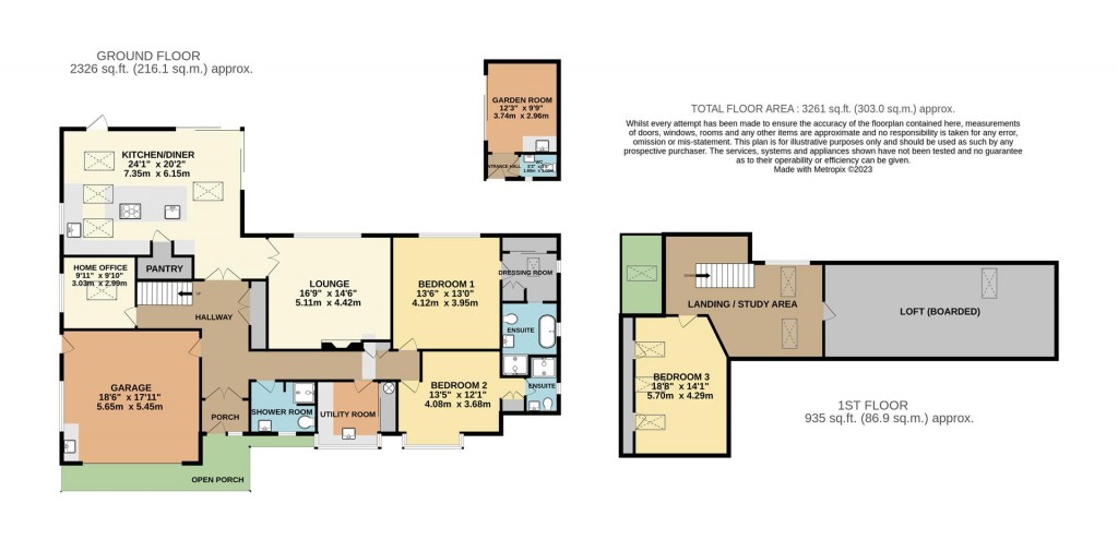 Floorplans For Manor Bend, Galmpton, Brixham