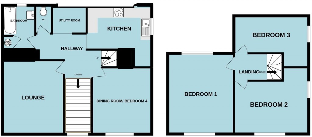 Floorplans For Drew Street, Brixham