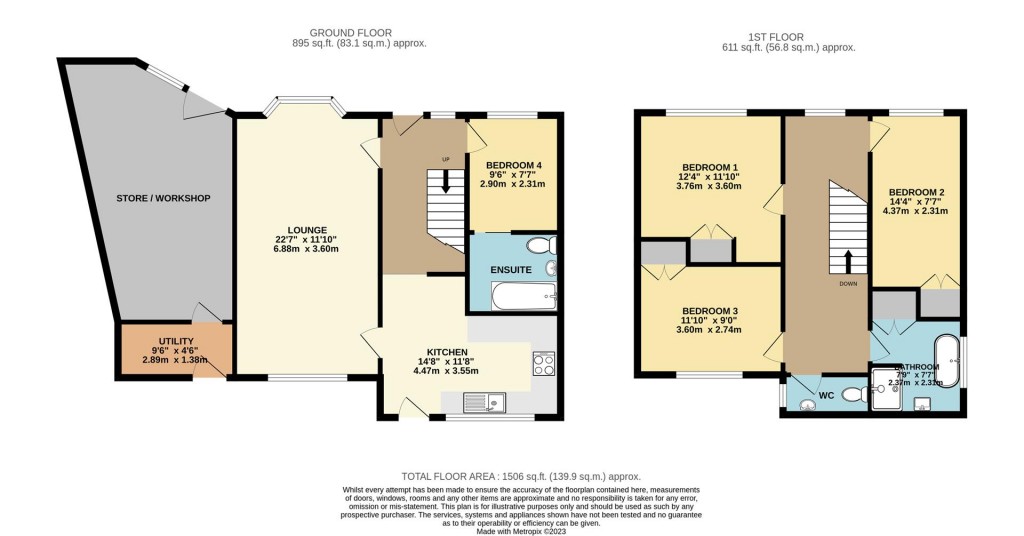 Floorplans For Upton Manor Park, Brixham