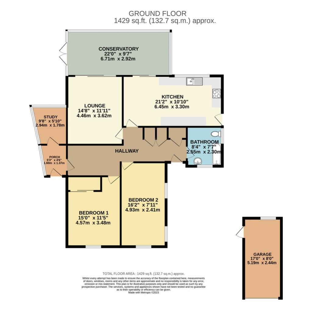 Floorplans For Northfields Lane, Brixham