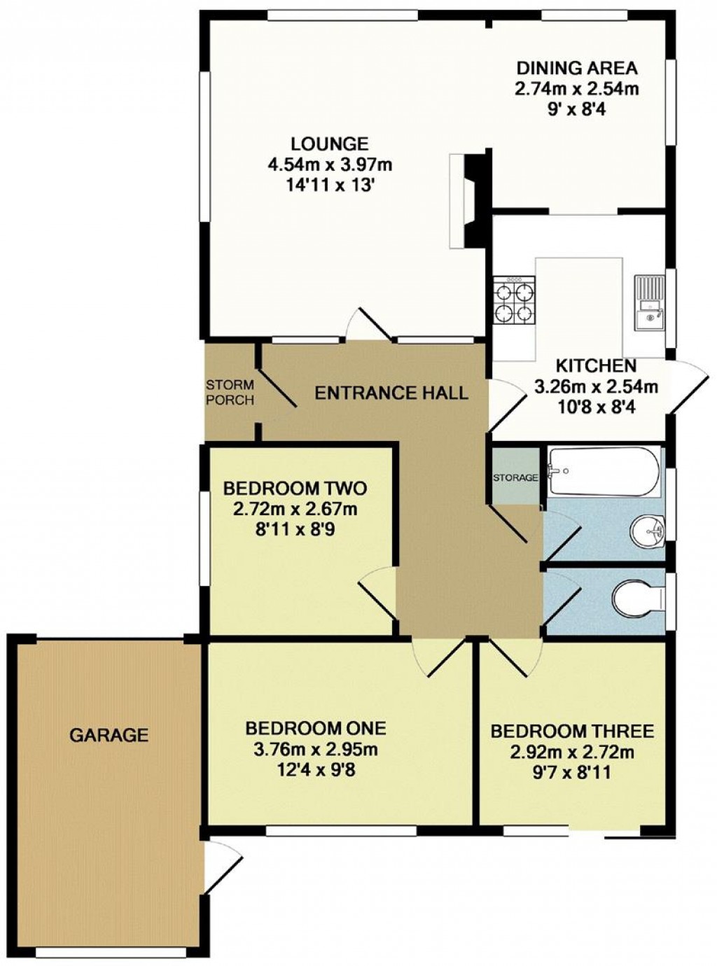 Floorplans For Brunel Road, Broadsands, Paignton