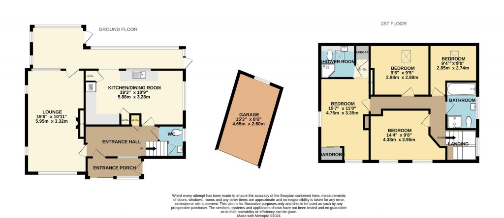 Floorplans For Wayside Close, Copythorne, Brixham