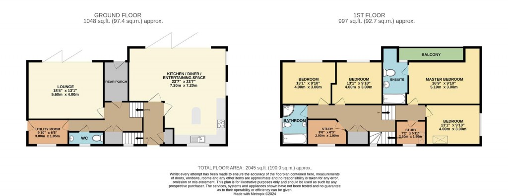 Floorplans For Mathill Road, Brixham