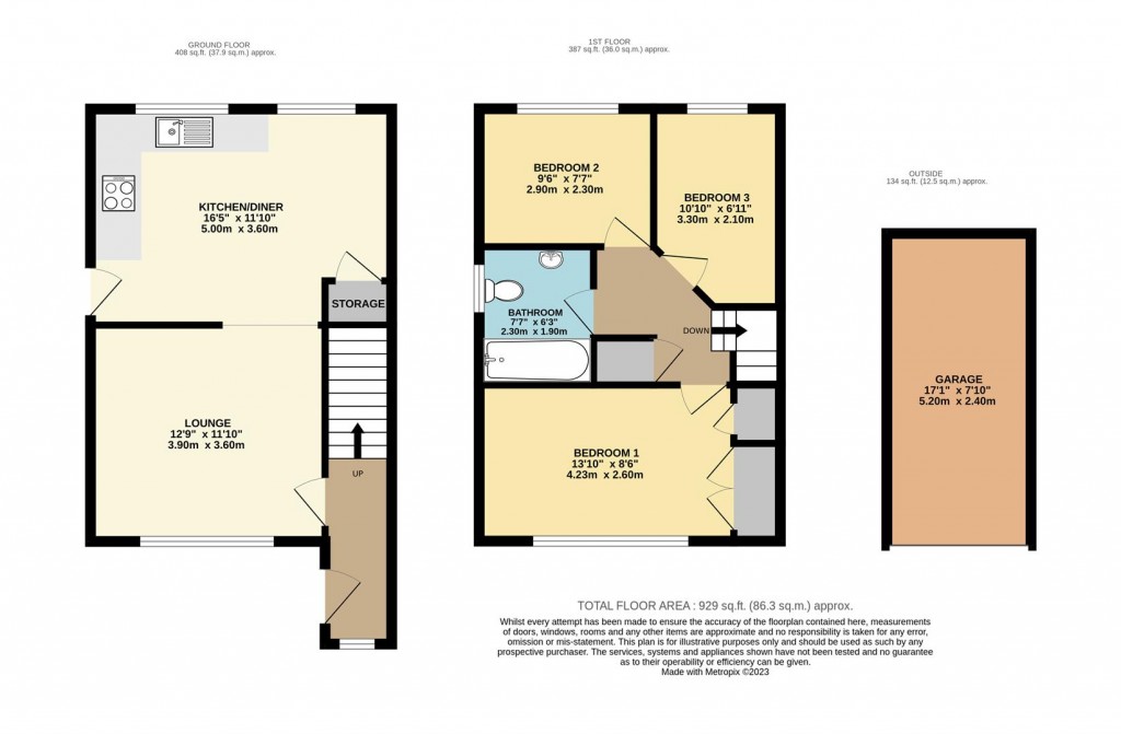 Floorplans For Maple Road, Higher Brixham, Brixham