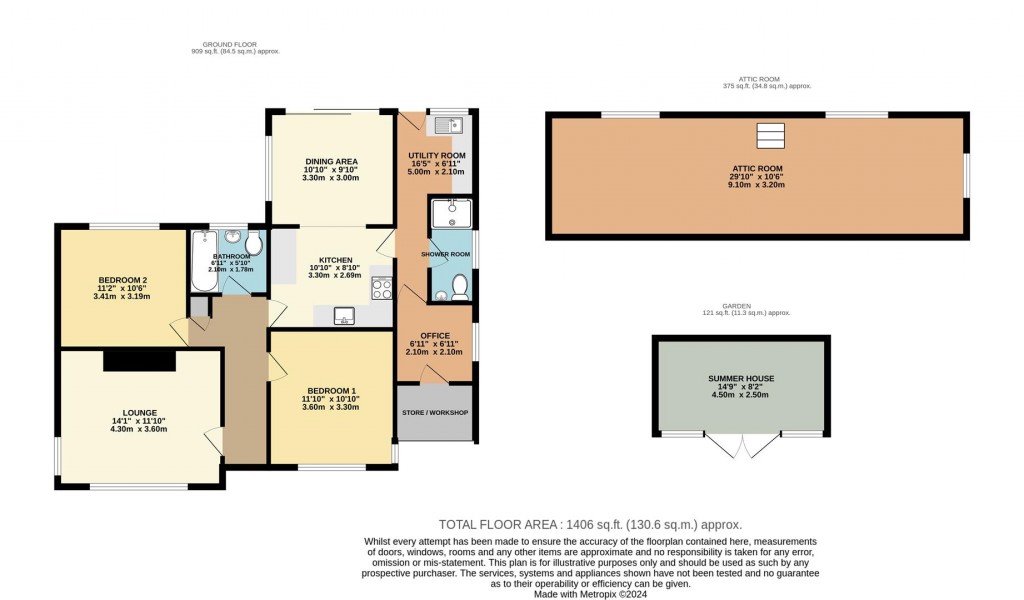 Floorplans For Golden Close, Brixham