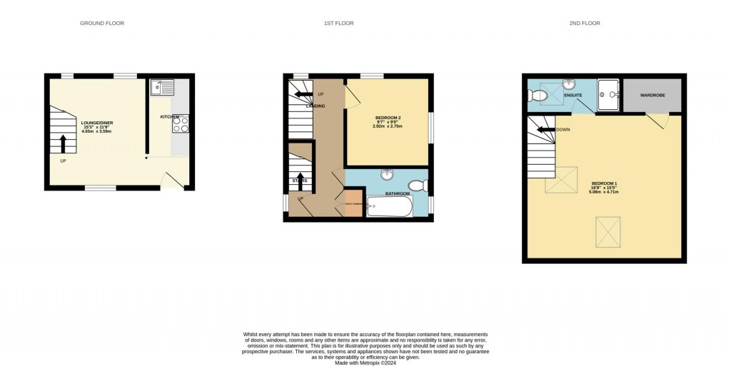 Floorplans For Higher Street, Brixham