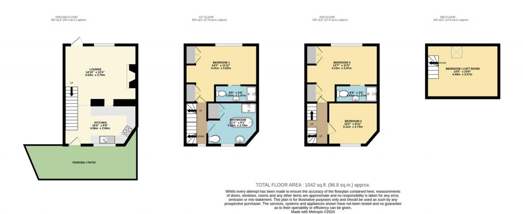 Floorplans For Overgang Road, Brixham