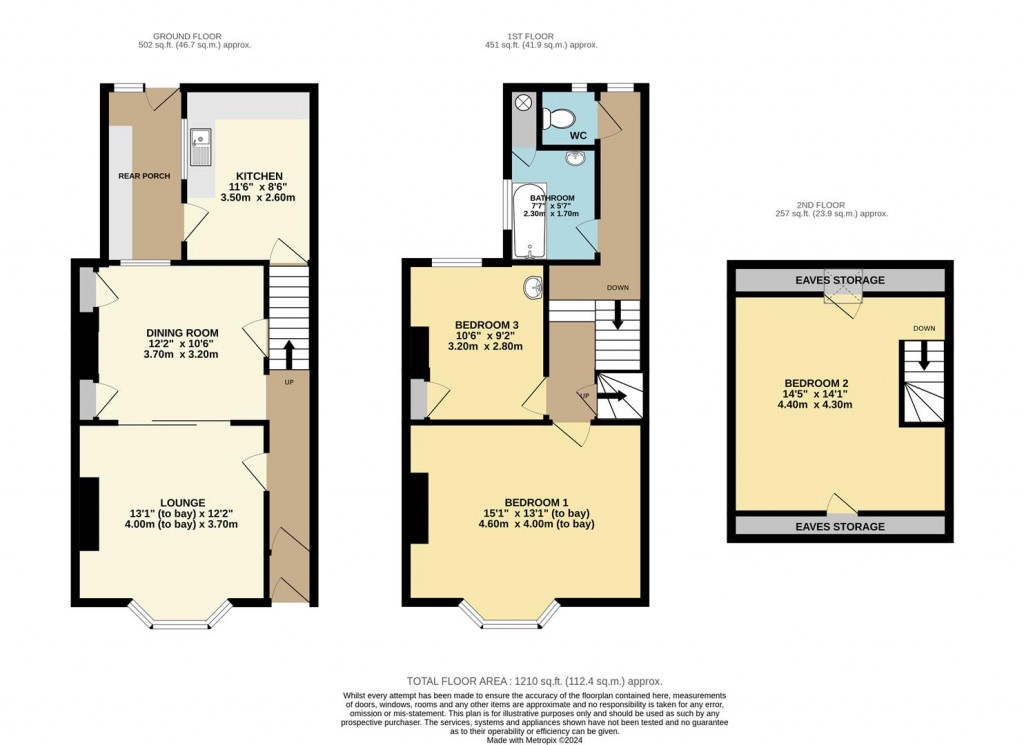 Floorplans For Drew Street, Brixham