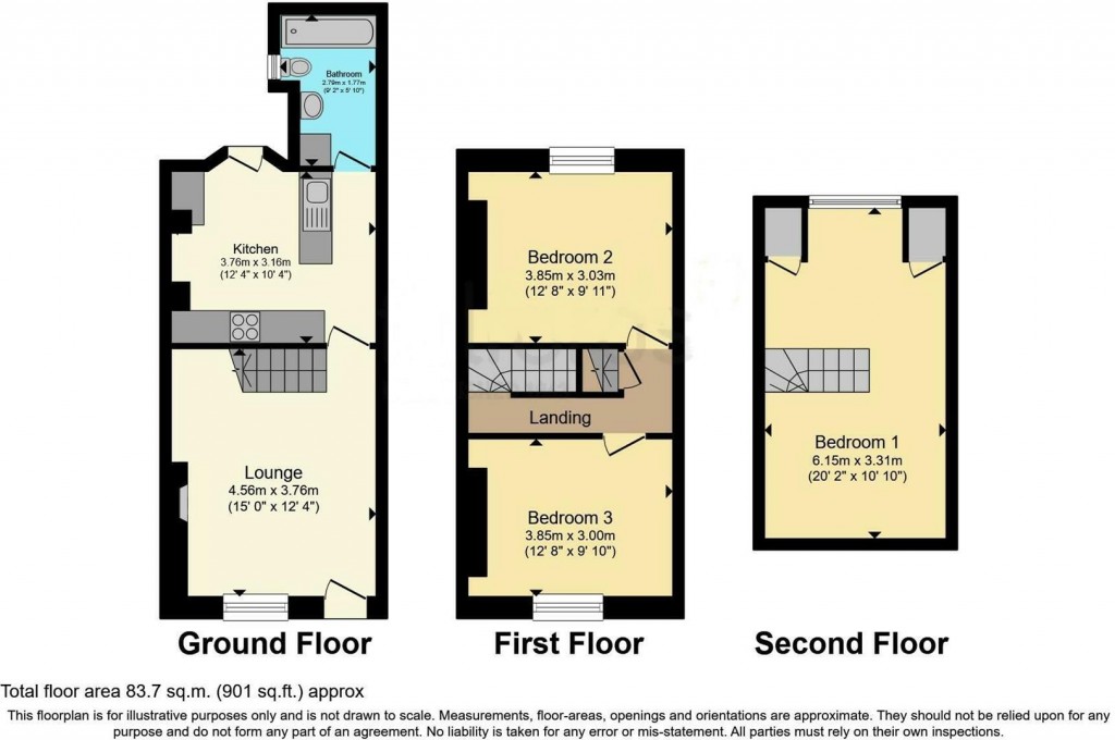 Floorplans For Mount Pleasant Road, Brixham