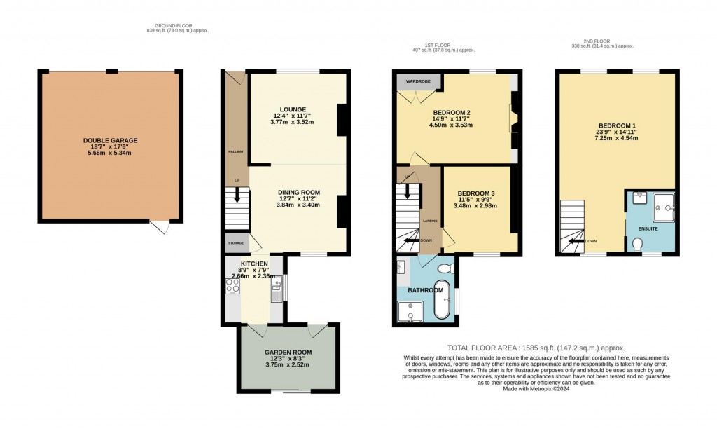 Floorplans For Mount Pleasant Road, Brixham