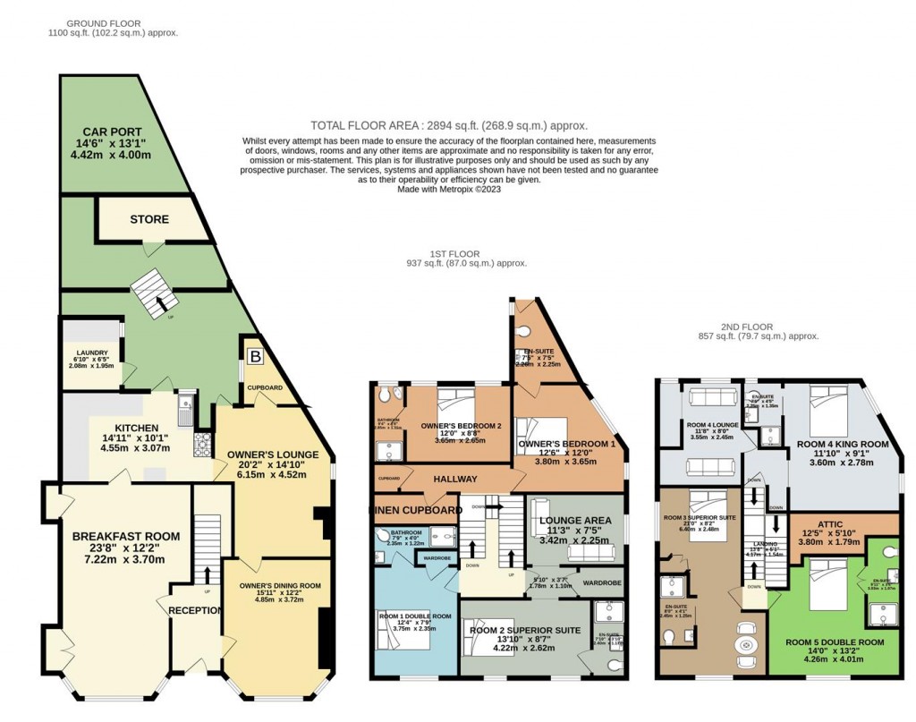 Floorplans For New Road, Brixham