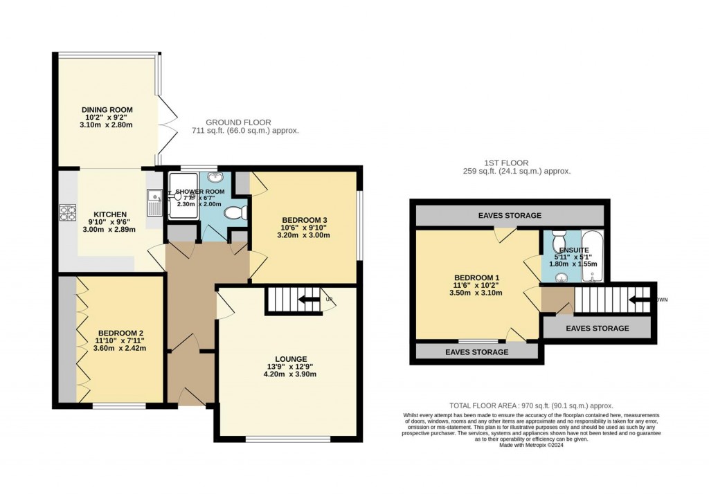 Floorplans For Orchard Grove, Brixham