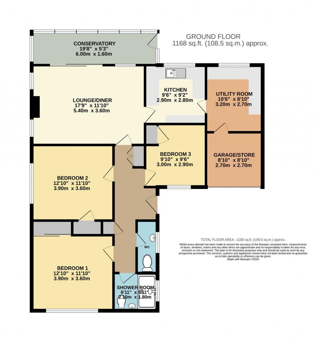 Floorplans For Greenbank Road, Brixham