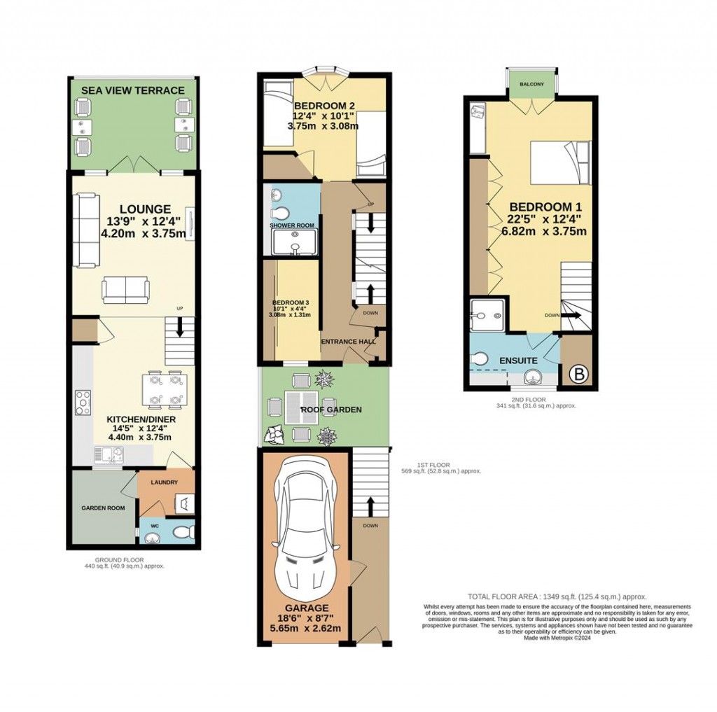 Floorplans For Moorings Reach, Brixham