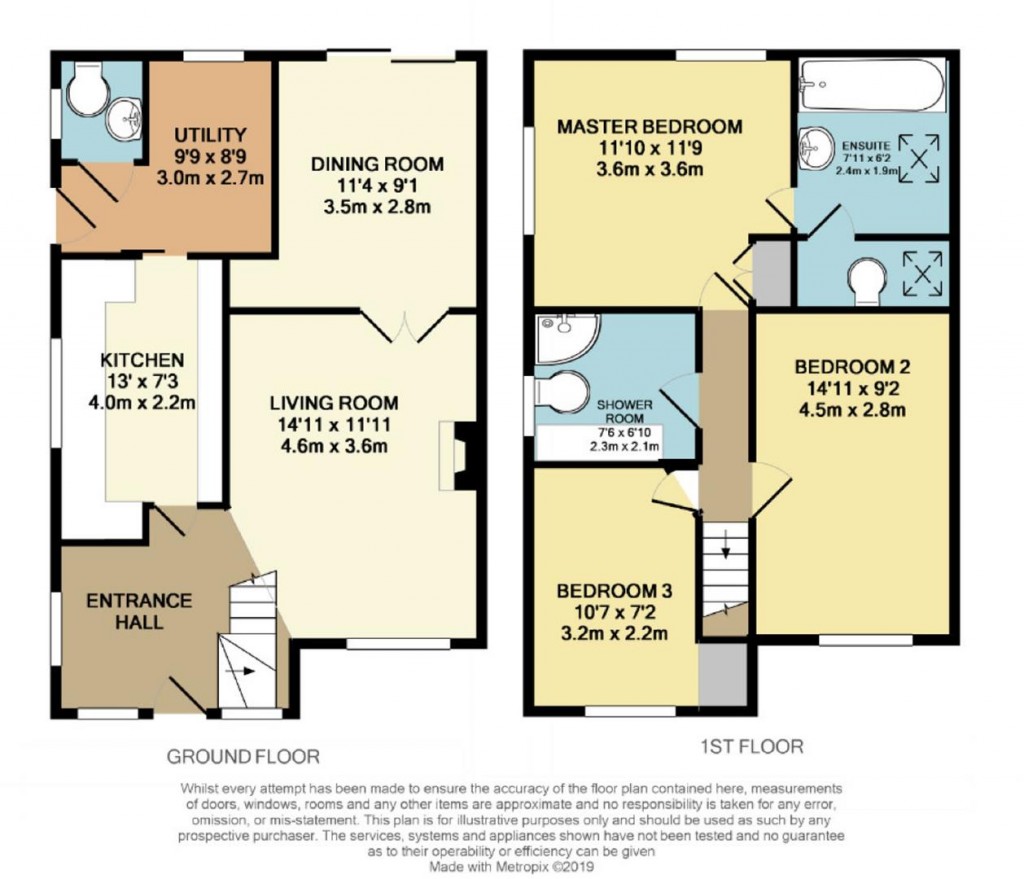 Floorplans For Summer Lane, Brixham