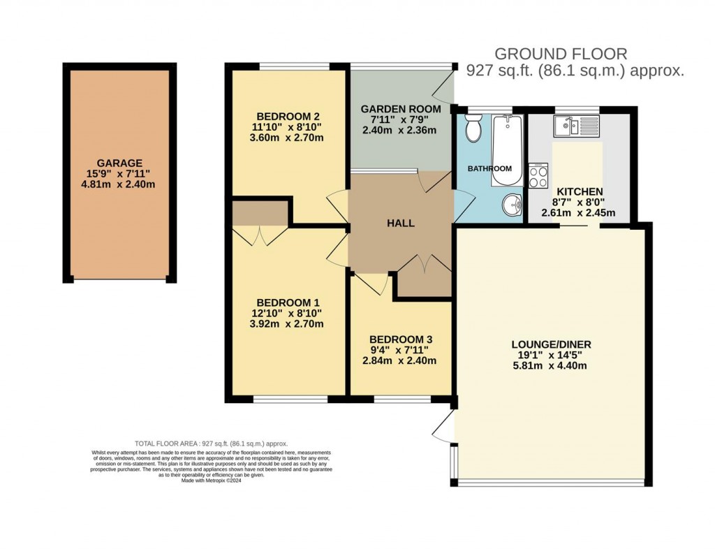 Floorplans For Harbour View Close, Brixham