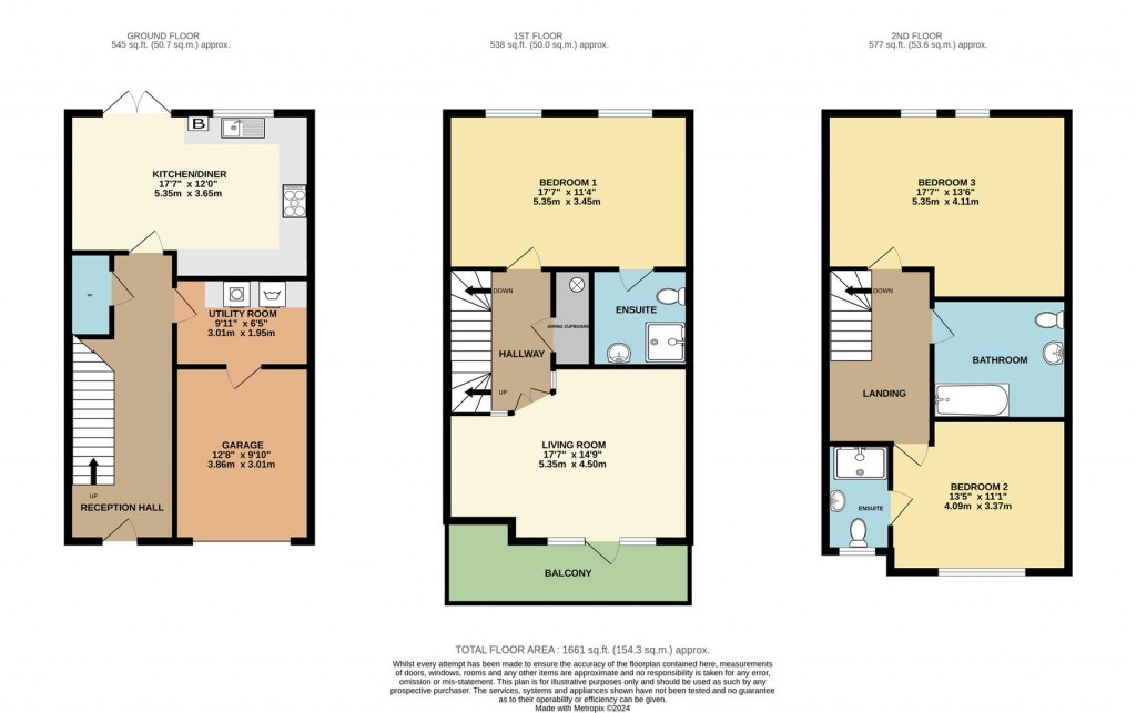 Floorplans For Sharkham Drive, Brixham