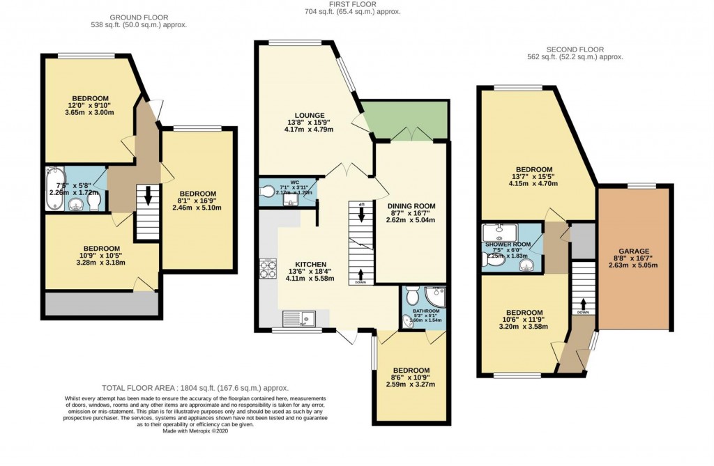 Floorplans For Penpethy Close, Brixham