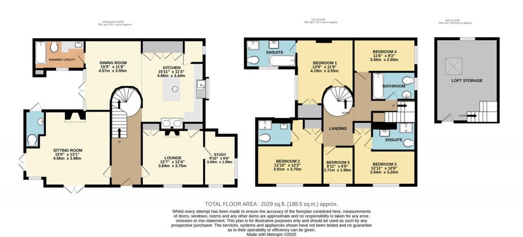 Floorplans For Burton Street, Brixham