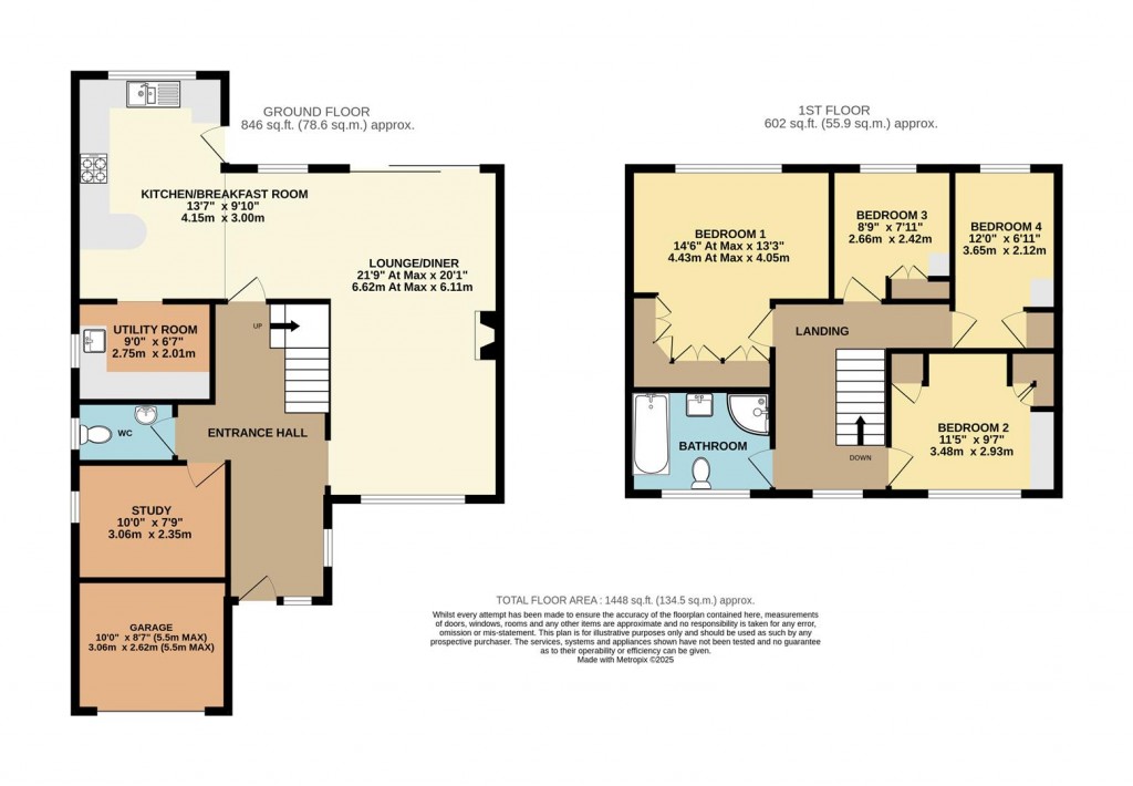 Floorplans For Upton Manor Road, Brixham